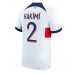 Paris Saint-Germain Achraf Hakimi #2 Bortedrakt 2023-24 Korte ermer